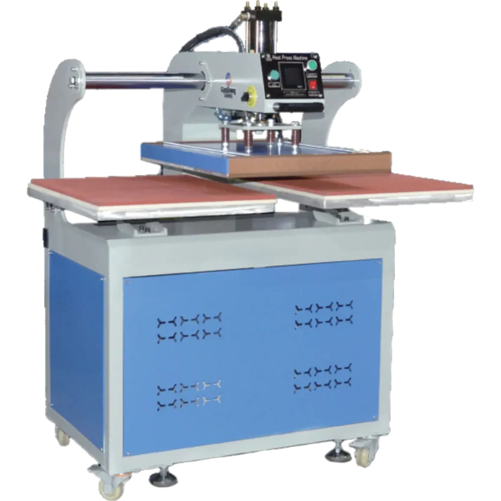Dual-Station Hydraulic Heat Press – 40x60cm for High-Volume Printing