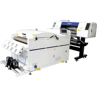 Audley 2 Printheads (i3200-A1)60cm Premium DTF Printer with Audley DF-800(A) Powder Shaker