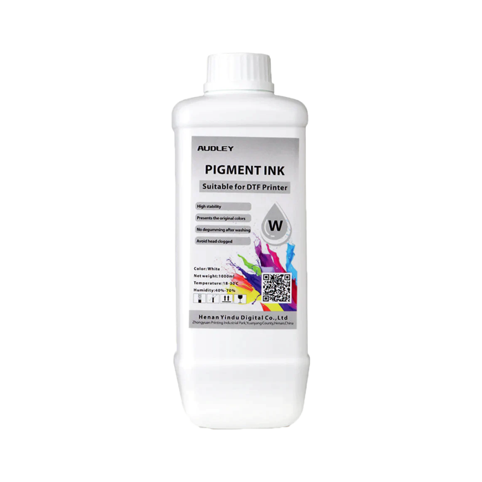Audley 1000ml Budget-Friendly DTF Ink - Affordable Pigment Ink for Reliable, Vibrant Colors at 80% Usage Efficiency