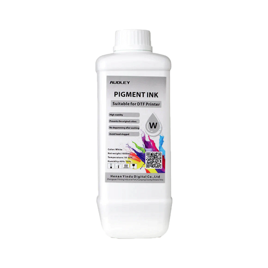 Audley 1000ml Budget-Friendly DTF Ink - Affordable Pigment Ink for Reliable, Vibrant Colors at 80% Usage Efficiency