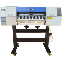 Audley 2 Printheads (i3200-A1)60cm Premium DTF Printer with Audley DF-800(A) Powder Shaker