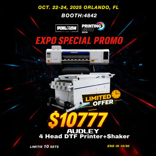 Audley 4 Head DTF Printer + Shaker (Exp Special Promo)
