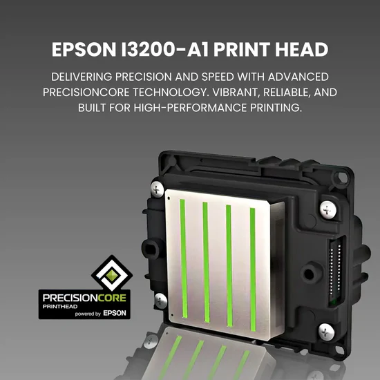 Audley 2 Printheads (i3200-A1)60cm Premium DTF Printer with Audley DF-800(A) Powder Shaker