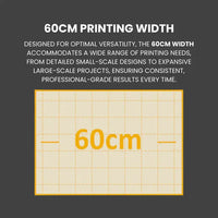 Audley 5 Printheads (i3200-A1) 24in (60cm) Premium DTF Printer