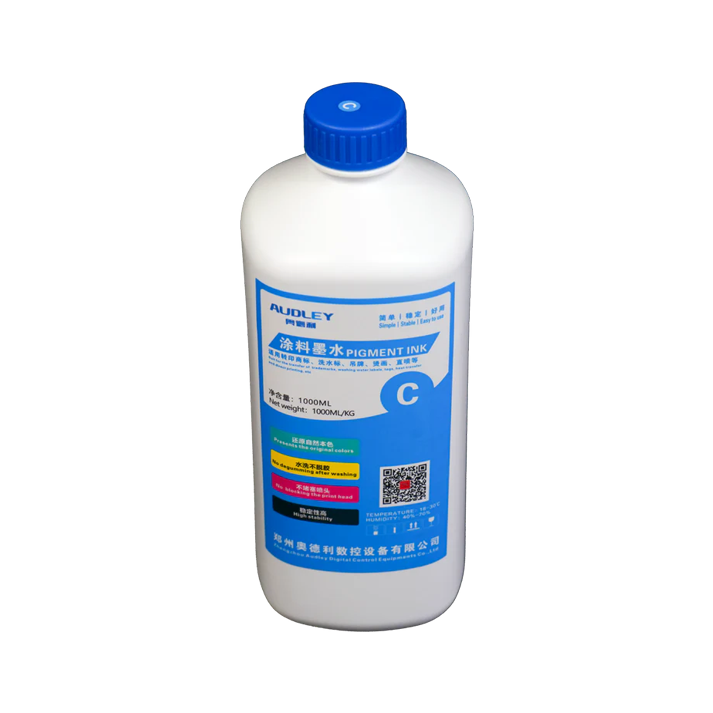 Audley 1000ml Premium Japan-Imported DTF Ink - High-Quality Pigment Ink, 50% Usage Efficiency, Vivid Colors, and Clog-Free Technology