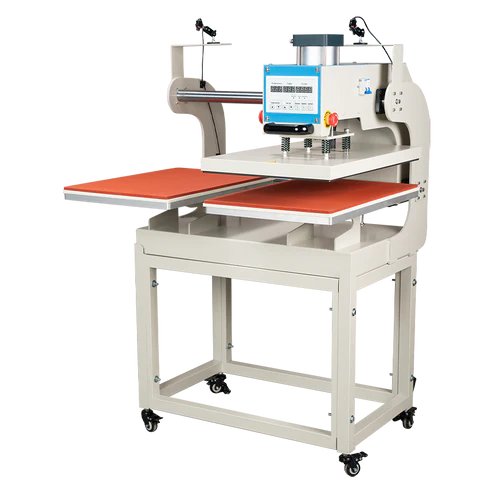 Dual-Station Intelligent Pneumatic Heat Press (40×60 cm / 16"×24") – Auto-Lift, Precision Control, Industrial-Grade for DTF & Sublimation