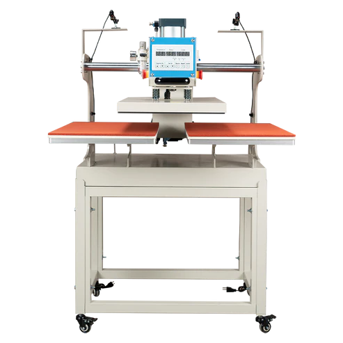 Dual-Station Intelligent Pneumatic Heat Press (40×60 cm / 16"×24") – Auto-Lift, Precision Control, Industrial-Grade for DTF & Sublimation