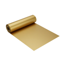 Gold TPU Transfer Film 24" × 164FT (60cm × 50m) – UV Printable Film for Fabric Transfers, Washable & Flexible