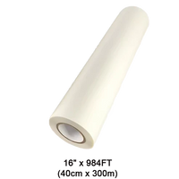 DTF Transfer Film 16" x 984FT (40cm x 300m) Double-Side Hot Peel – 3 Sec Press, Instant Peel Film